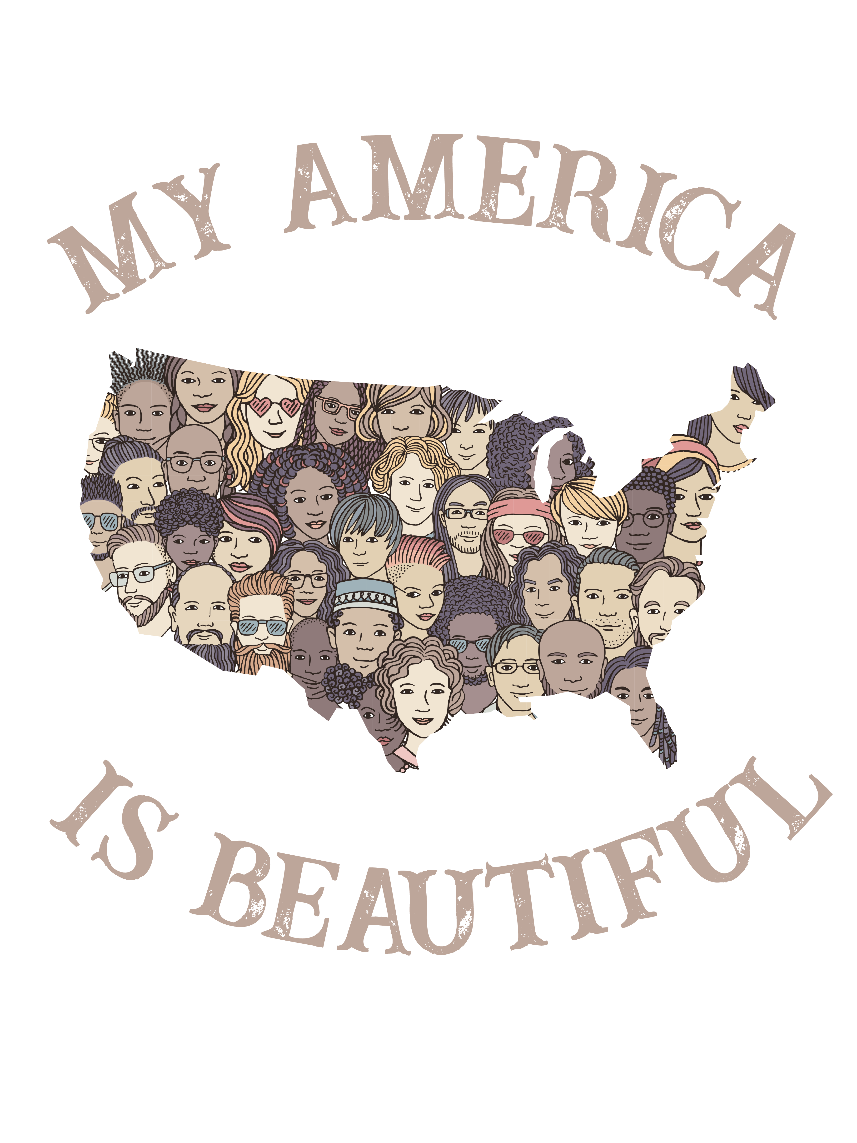 America is Beautiful Tee